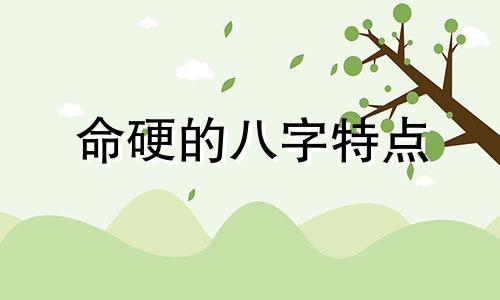 命硬的八字特点 命很硬的八字