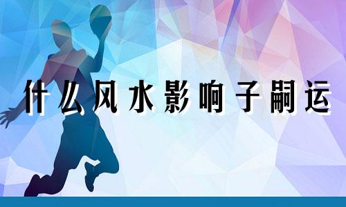 什么风水影响子嗣运 什么样的风水会影响子嗣