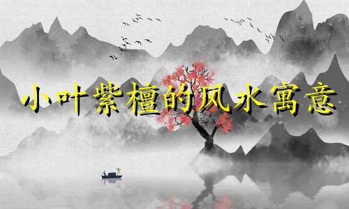 小叶紫檀的风水寓意 小叶紫檀的风水禁忌