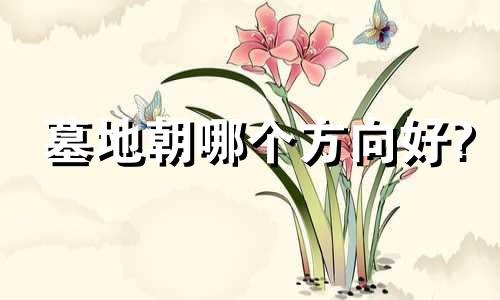 墓地朝哪个方向好? 墓地的朝向哪边是最吉利的