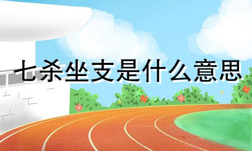 七杀坐支是什么意思 七杀坐杀