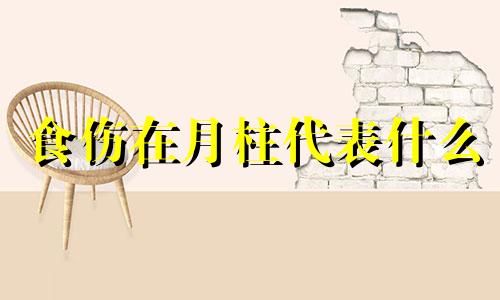 食伤在月柱代表什么 食伤在月柱克夫吗