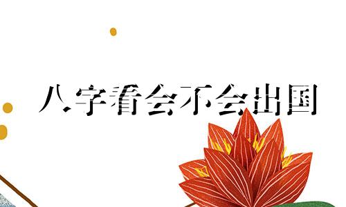 八字看会不会出国 八字看你能不能出名