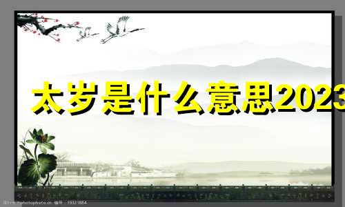 太岁是什么意思2023 冲太岁是什么意思
