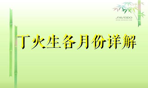 丁火生各月份详解 丁火生于几月好