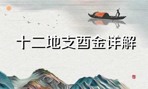 十二地支酉金详解 十二地支酉详解