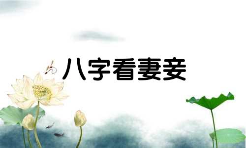八字看妻妾 八字测算妻子