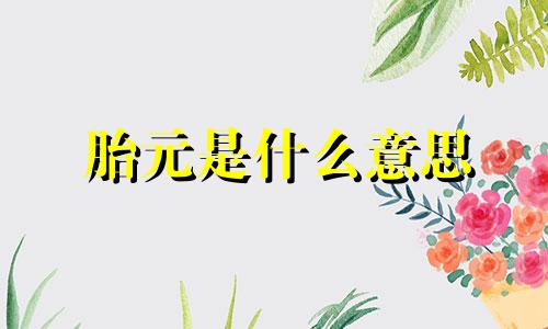 胎元是什么意思 胎元命宫查询