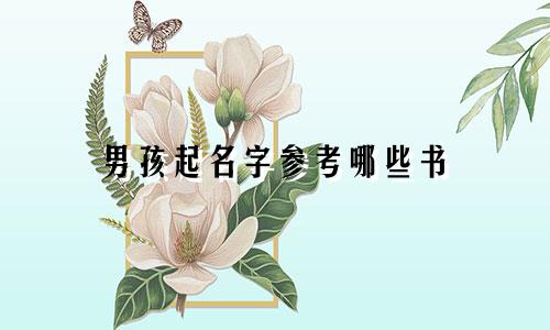 男孩起名字参考哪些书