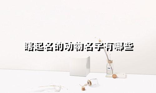 瞎起名的动物名字有哪些
