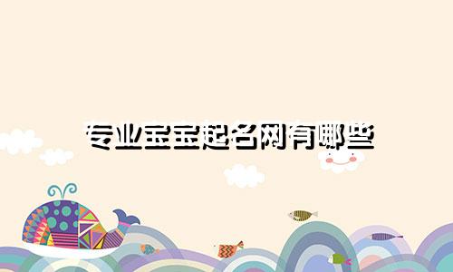 专业宝宝起名网有哪些