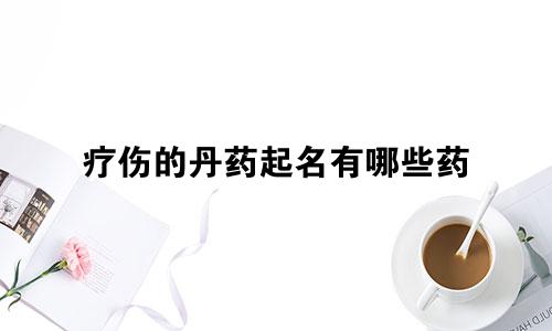 疗伤的丹药起名有哪些药