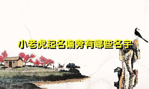 小老虎起名偏旁有哪些名字