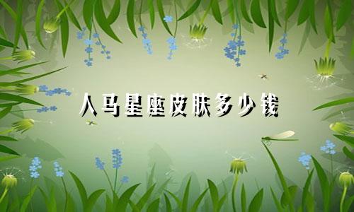 人马星座皮肤多少钱