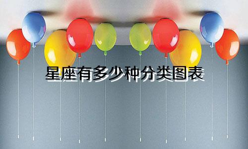 星座有多少种分类图表