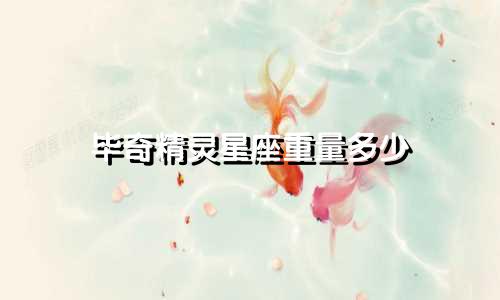 毕奇精灵星座重量多少