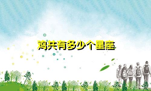 鸡共有多少个星座
