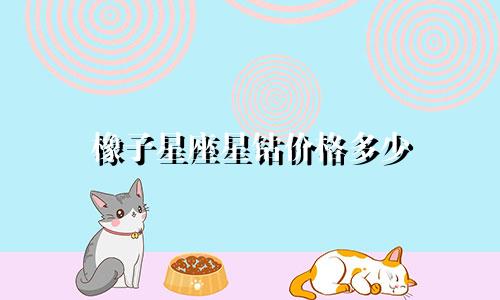橡子星座星钻价格多少