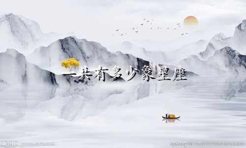 一共有多少象星座