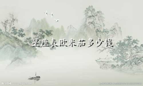 星座表欧米茄多少钱