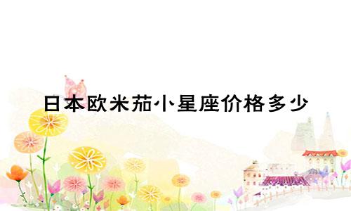 日本欧米茄小星座价格多少