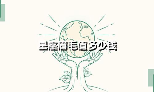 星座眉毛值多少钱