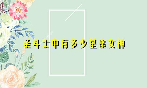 圣斗士中有多少星座女神