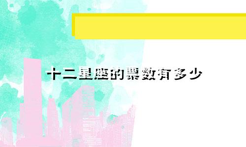 十二星座的票数有多少