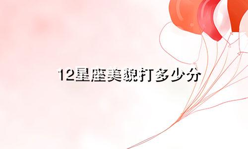 12星座美貌打多少分