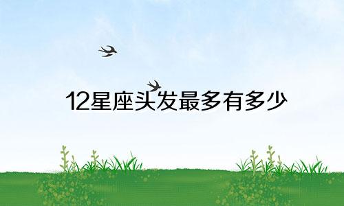 12星座头发最多有多少
