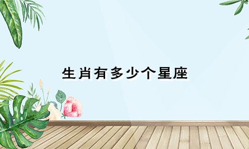 生肖有多少个星座