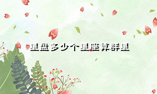 星盘多少个星座算群星
