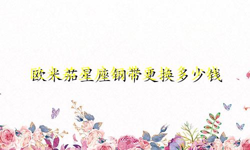 欧米茄星座钢带更换多少钱