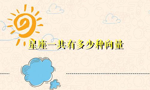 星座一共有多少种向量