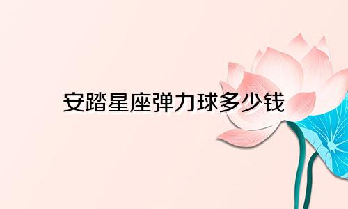 安踏星座弹力球多少钱
