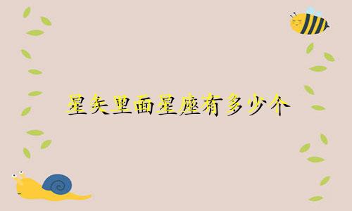星矢里面星座有多少个