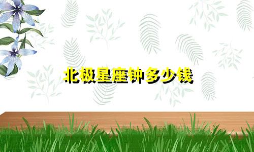 北极星座钟多少钱