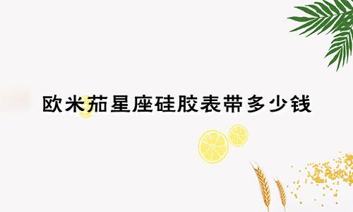 欧米茄星座硅胶表带多少钱