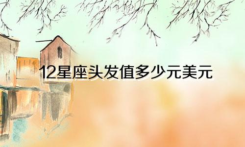 12星座头发值多少元美元