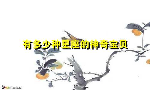 有多少种星座的神奇宝贝