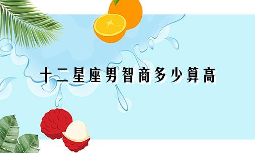 十二星座男智商多少算高