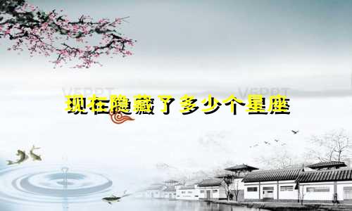 现在隐藏了多少个星座