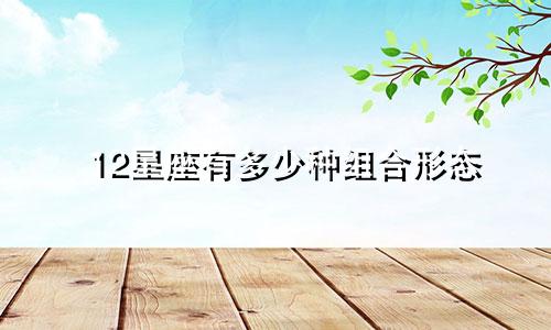 12星座有多少种组合形态
