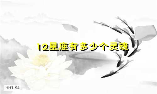 12星座有多少个灵魂