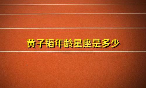 黄子韬年龄星座是多少