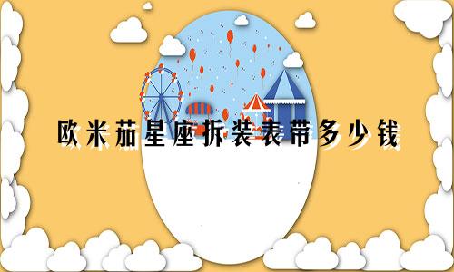 欧米茄星座拆装表带多少钱