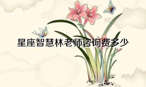 星座智慧林老师咨询费多少