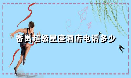 番禺超级星座酒店电话多少