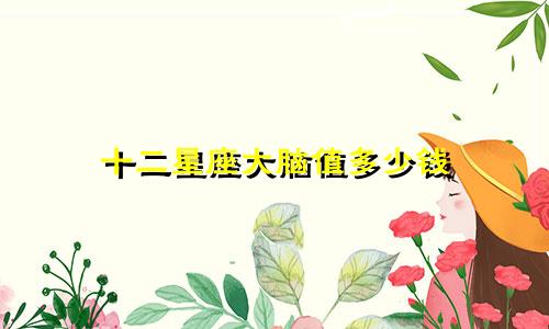 十二星座大脑值多少钱