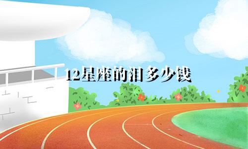 12星座的泪多少钱